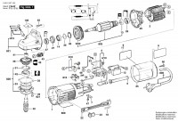 Bosch 0 601 347 141 GWS 7-115 Angle Grinder GWS7-115 Spare Parts